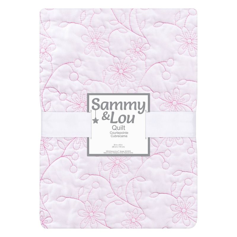 Sammy &#38; Lou Baby Quilt Floral, 1 of 7