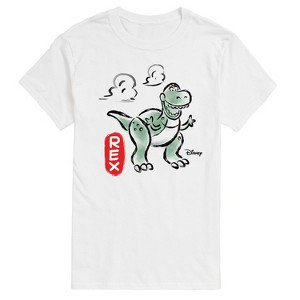 Men's - Disney - Doodle Rex Graphic Short Sleeve Graphic T-Shirt - 1 of 4
