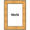 PosterPalooza | Photo Size Embellished Gold Picture Frame - UV Acrylic, Foam Board Backing, Hanging Hardware - 2 of 4