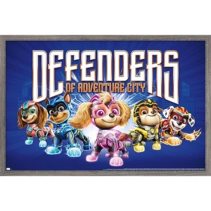 Trends International Paw Patrol: The Mighty Movie - Defenders Framed Wall Poster Prints - 1 of 4