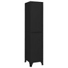 VidaXL Locker Cabinet Black 15 in.x17.7 in.x70.9 in. Steel - 3 of 4