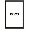 PosterPalooza | Antique Black Picture Frame - UV Acrylic, Foam Board Backing, Hanging Hardware - 2 of 4
