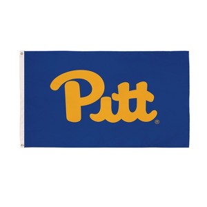 NCAA University of Pittsburgh Flag with Grommets, 3'x5' Pitt Panthers Outdoor College Flags & Banners for Garden Patio Indoor Wall Décor - 1 of 4