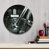 Grand Central Station Vintage Kodak Ad Photo Circular Wood Dècor- - 2 of 2