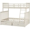 Okak Twin Over Full Bunk Bed with Storage Drawers, Wooden Bunk Bed with Ladder and Safety Guard Rails - 4 of 4