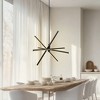 DORESshop Modern LED Chandelier with Dimmable Lights, Matte Black Finish, 3-Color Temperature Adjustable for Kitchen, Dining Room, and Living Room - 4 of 4