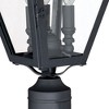 Vaxcel Nottingham 3 - Light Post Light in  Textured Black - 4 of 4
