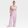 Women's Flannel Wide Leg Pajama Pants - Wild Fable™ - 3 of 3
