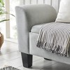 Simple Relax Bedroom Velvet Bench with Storage in Gray - 4 of 4