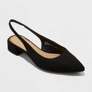 Women's Elle Slingback Pointed Toe Heels - A New Day™ - 1 of 4