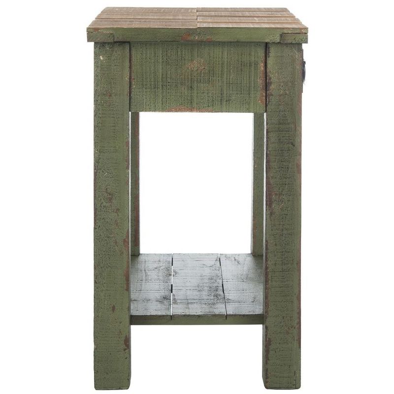 Alfred End Table - Antique Green - Safavieh., 4 of 10