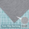 Checkered Easy Jute, Super Soft Rug for Bedroom, Soft Shaggy Plush for Bedroom Dining Room Non-Slip Stain Resistant Under Table Rug - 4 of 4