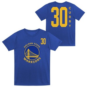 NBA Golden State Warriors Kids' Stephen Curry Performance T-Shirt - 1 of 3