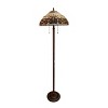 Chloe Lighting Serenity Victorian Tiffany-Style Dark Bronze 2 Light Floor Lamp 18" Wide - 2 of 4