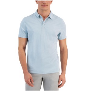 Alfani Mens Alfatech Stretch Solid Polo Shirt - 1 of 1