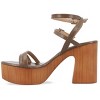 Journee Collection Womens Emerynn Platform Clog Multi Strap Sandals - 2 of 4