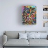 Canvas Wall Art - Dean Russo 'Bed Cats' Wall Art for Living Room, Bedroom, or Office Décor by Trademark Fine Art - 14 x 19 Inches - 3 of 4