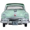 1954 Pontiac Chieftain 4 Door Shannon Green with Brookmere Green Top 1/87 (HO) Diecast Model Car Oxford Diecast - 3 of 4