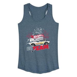 Women's - Hot Wheels - Holiday Merchandise Graphic Racerback Tank - 1 of 4