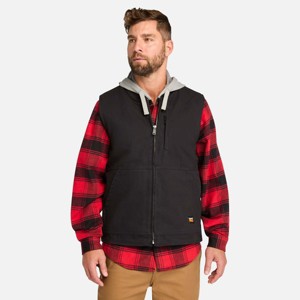 Timberland Men's Gritman Fleece-Lined Canvas Vest - 1 of 4