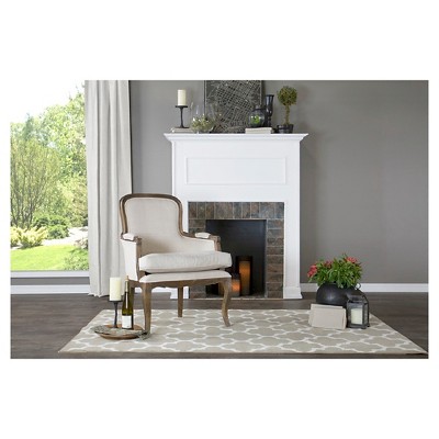 Napoleon Traditional French Accent Chair with Ash Wood Frame