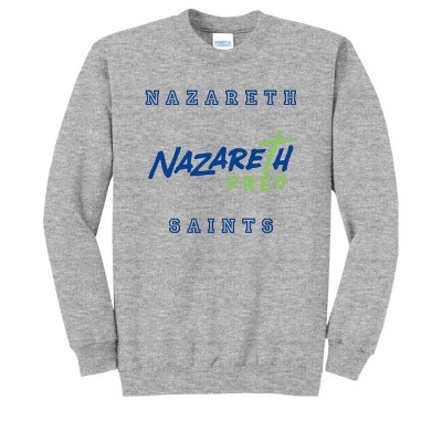 Adult Nazareth Prep Saints Name & Graphic Classic Fleece Crewneck