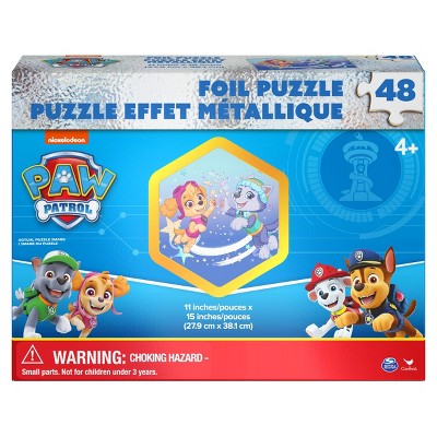 Cardinal Nickelodeon PAW Patrol Kids' Foil Effect Jigsaw Puzzle - 48pc