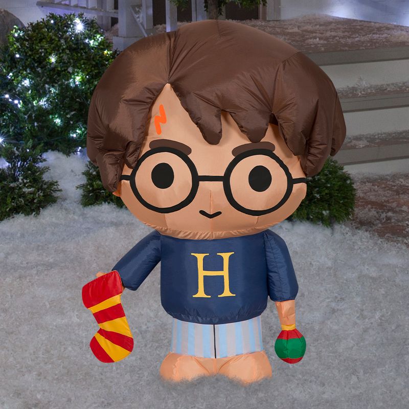 Gemmy Christmas Inflatable Harry Potter, 3 ft Tall, Multi, 2 of 6