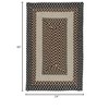 Colonial Mills Tiburon - Misted Gray 2 ft.x5 ft. Runner (Rectangle) Rug Indoor/Outdoor 100% Polypropylene - 2 of 3