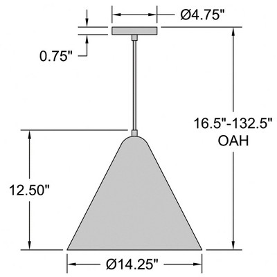 Matte White Conical LED Pendant Light for Indoor/Outdoor Use