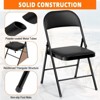 SKONYON Folding Chairs Portable Vinyl Padded Folding Chair with Durable Steel Frame - 4 of 4