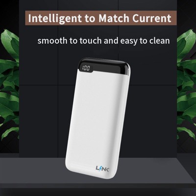Link Portable Charger Power Bank 10,000mah 5v/3a Slim Battery Pack With Led  Power Indicator Dual Input/output Ports & Intelligent Charging Technology :  Target