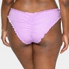 Smart & Sexy Swim Secret Ruffled and Ruched Back Bikini Bottom - 2 of 4
