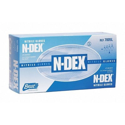 Showa  Disposable Gloves,Nitrile,S,Blue,PK50 8005S