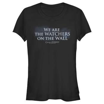 Women's Game Of Thrones Watchers On The Wall T-shirt : Target