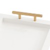 Kate and Laurel Halsey Wood Rectangle Decorative Tray, 10x24, White - 3 of 4