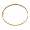 Black Bow Jewelry 4.75mm 14k Yellow Gold Cutout Open Back Hinged Bangle Bracelet - 2 of 4