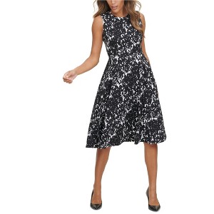 Calvin Klein Womens Sleeveless Floral Midi Dress - 1 of 1