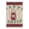 Earth Rugs Lodge-Inspired Happy Camper Oval Stair Tread – 27"x8.25" Jute - 3 of 3
