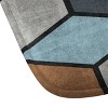 Deny Designs Zoltan Ratko Colorful Concrete Cubes Blue Memory Foam Bath Mat - 3 of 4