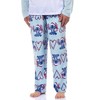 Seven Times Six Disney Stitch Christmas Pajamas Men's Candy Cane 2 Piece PJ Lounge Set - 4 of 4
