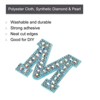 Unique Bargains DIY Clothes Repair Decorative Glitter Alphabet Rhinestone English Letter Iron-on Patches 1 Set - 3 of 4