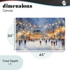 Stupell Industries Ice Skating Under The Lights Canvas Art - 4 of 4