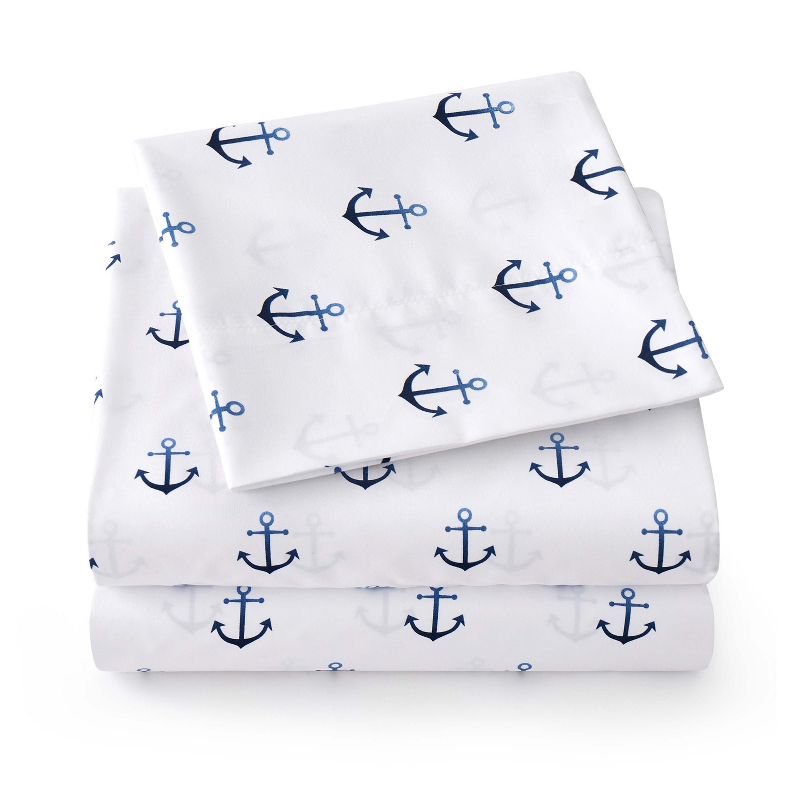 Ship Anchors Microfiber Kids' Sheet Set by Sweet Home Collection™, 2 of 7