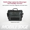 Mobile Edge Eco-Friendly Cotton Canvas 15.6" to 17.3" Messenger Bag - Ash        - 2 of 4