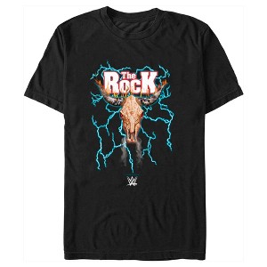 Men's WWE The Rock Electric Bull Logo T-Shirt - 1 of 4