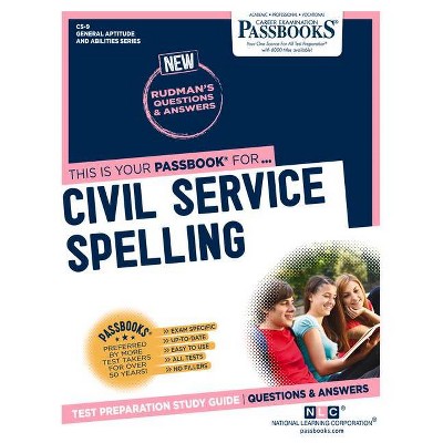 Civil Service Spelling - by  National Learning Corporation (Paperback)