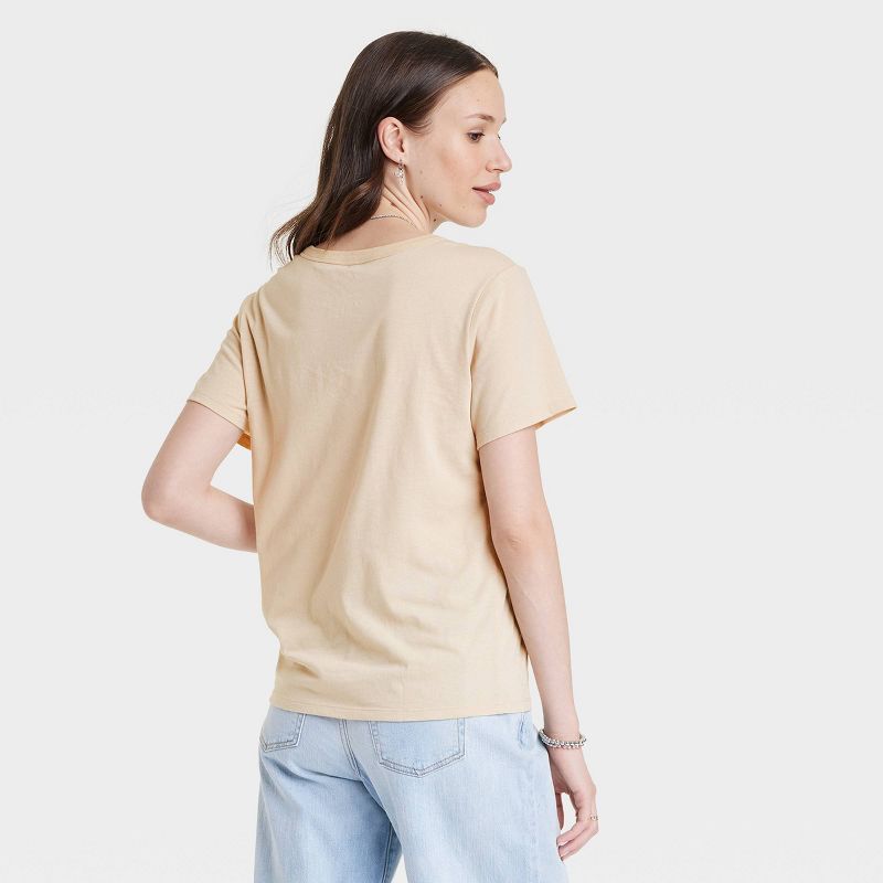 Women's Music City Short Sleeve Graphic T-Shirt - Beige, 2 of 10