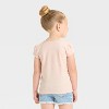 Toddler Girls' Marie with Glitter Graphic T-Shirt - Pink - 3 of 4