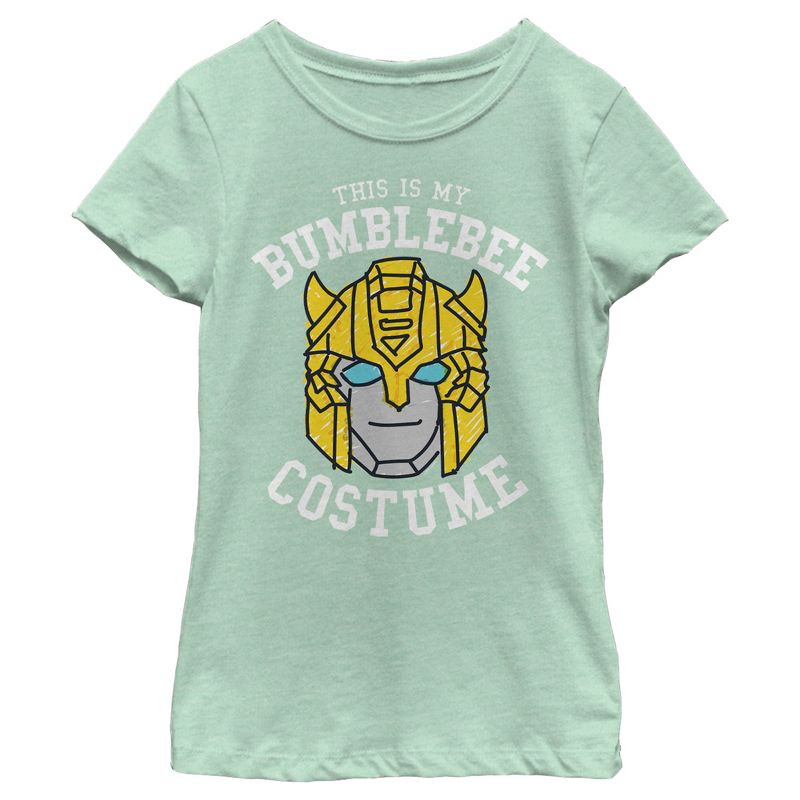 Girl's Transformers This is My Bumblebee Costume T-Shirt, 1 of 5